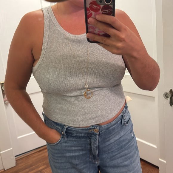 Celestial moon brass long dainty necklace - Picture 2 of 6